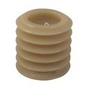 Candela verde a strati, altezza 7,5 cm Layered Circles - PT LIVING