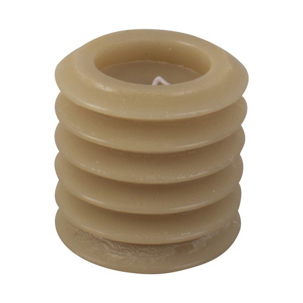 Candela verde a strati, altezza 7,5 cm Layered Circles - PT LIVING