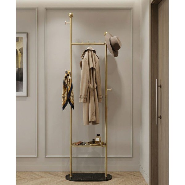 Appendiabiti dorato in metallo 48x178 cm Olaf – Mauro Ferretti-image-1
