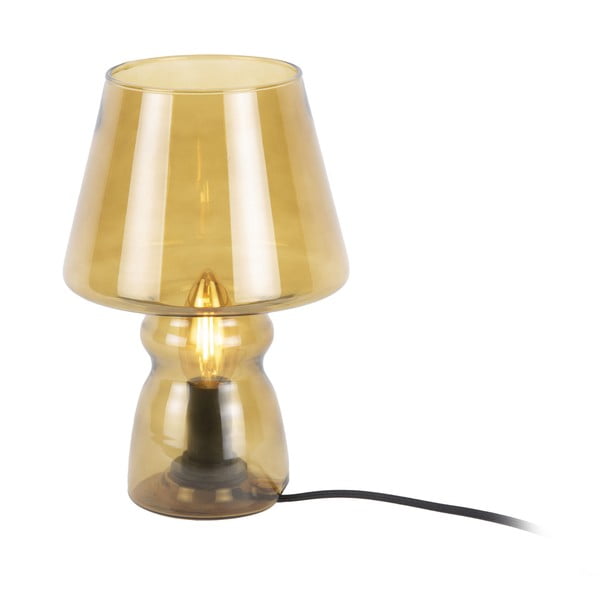 Lampada da tavolo in vetro giallo senape Vetro, altezza 25 cm - Leitmotiv