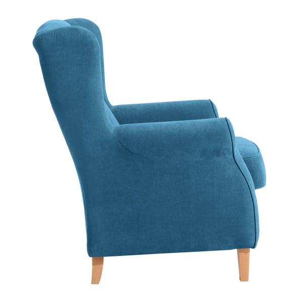 Poltrona blu petrolio Lorris - Max Winzer-image-2