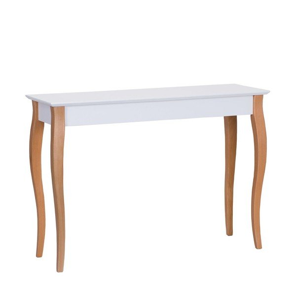 Tavolino Console bianco, lunghezza 105 cm - Ragaba