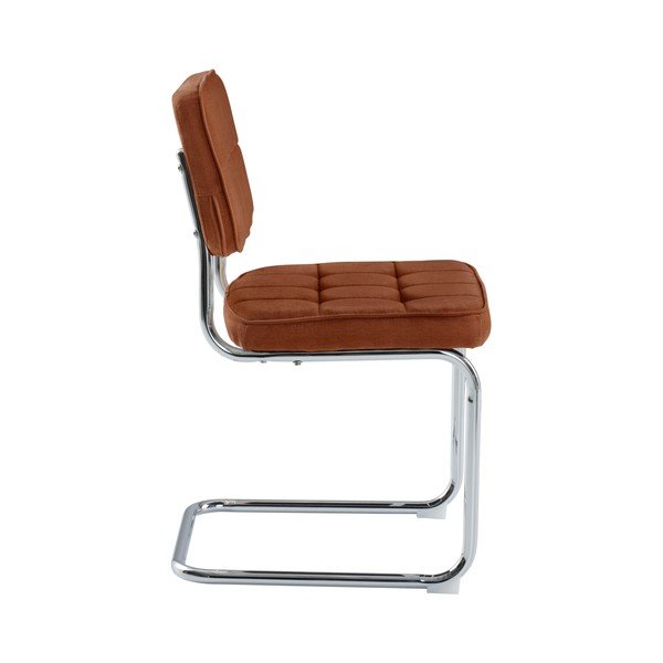 Sedie da pranzo in set color mattone in metallo a dondolo 2 pz Heden – Jotex-image-3