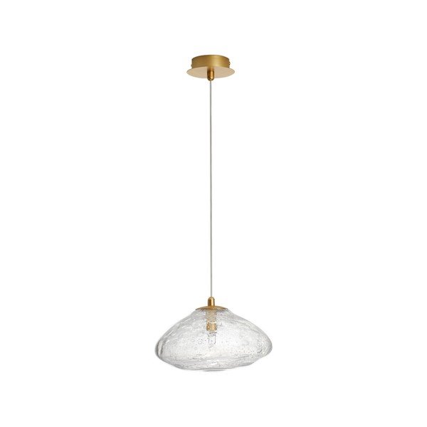 Lampadario color ottone in vetro ø 26 cm King – Nova Luce