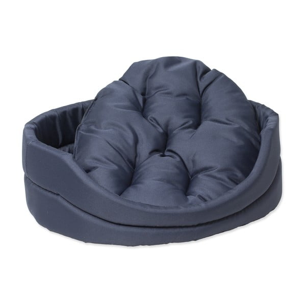 Letto per cani in peluche blu scuro 40x48 cm Dog Fantasy DeLuxe - Plaček Pet Products-image-1