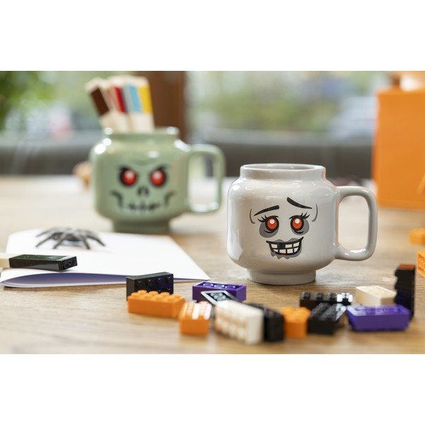 Tazza per bambini da latte grigia in ceramica 255 ml Zombie – LEGO®-image-1