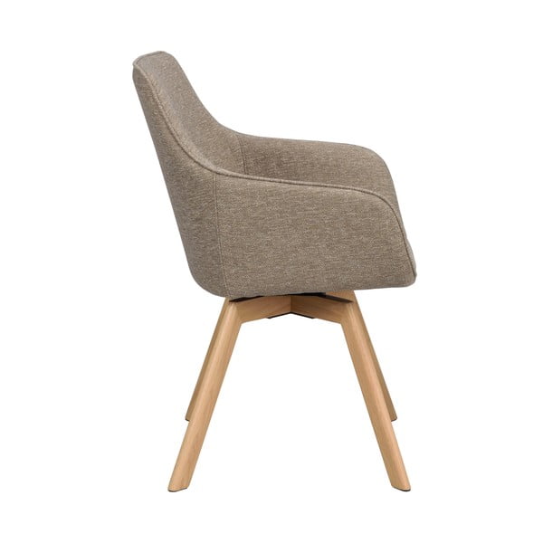 Set di sedie da pranzo beige in imbottito 2 pz Alison – Rowico-image-4