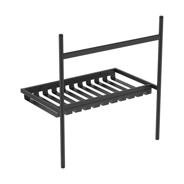 Scaffale in metallo nero da sotto lavabo 56x82 cm Conca - Ideal Standard