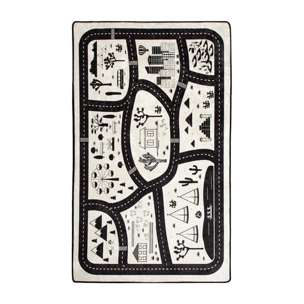 Tappeto per bambini Black City, 140 x 190 cm - Conceptum Hypnose