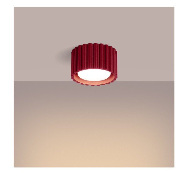 Faretto burgundy in metallo ø 10 cm Zora – Sollux-image-4