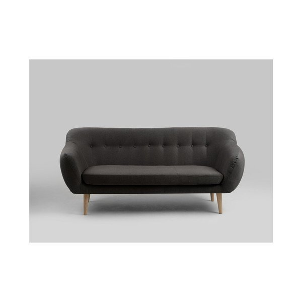 Divano a tre posti grigio scuro Custom Form Marget - CustomForm-image-2