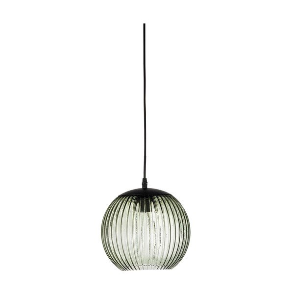 Lampadario LED verde in vetro ø 23 cm Sybia – Bloomingville