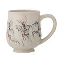 Tazza di Natale in gres beige da 0,45 l Hollie - Bloomingville
