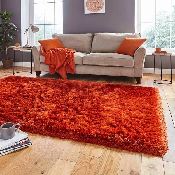 Tappeto arancione mattone , 120 x 170 cm Polar - Think Rugs-image-1