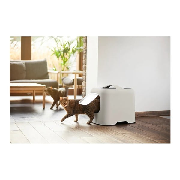 Set di lettiera e paletta per gatti bianco Biala - Rotho-image-3