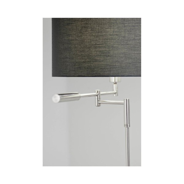 Lampada a stelo grigia con paralume beige Berlino - Citylights-image-3