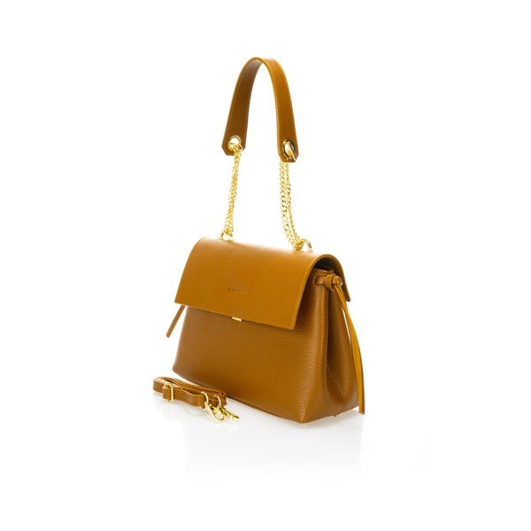 Borsa in pelle arancione Anna - Federica Bassi-image-3