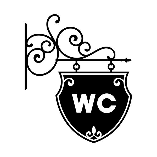 Adesivo WC Old And Chic - Ambiance-image-2