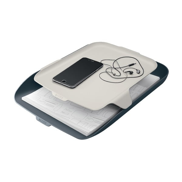 Portadocumenti grigio con organizer Cosy - Leitz-image-2