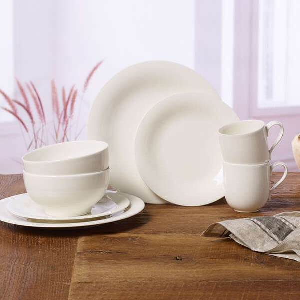 Set di stoviglie in porcellana bianca Villeroy & Boch 8 pezzi New Cottage - Villeroy&Boch-image-2