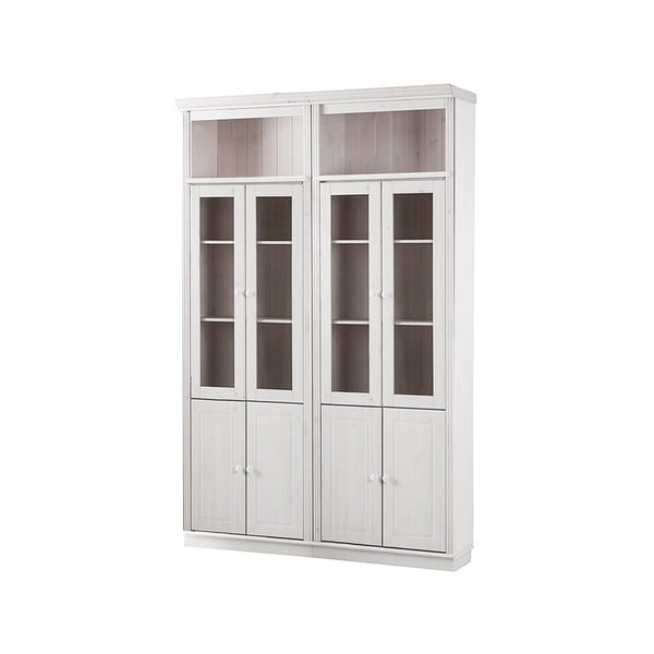 Vetrina in legno di pino bianco 148x223 cm Anita - Støraa-image-2