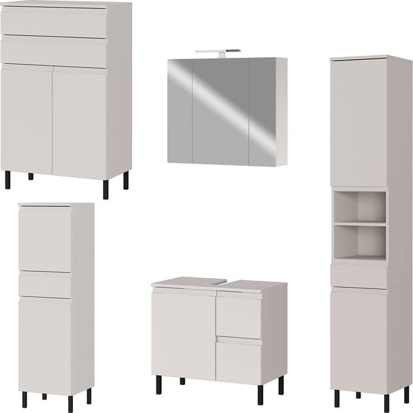 Set da bagno color crema Salinas – Germania