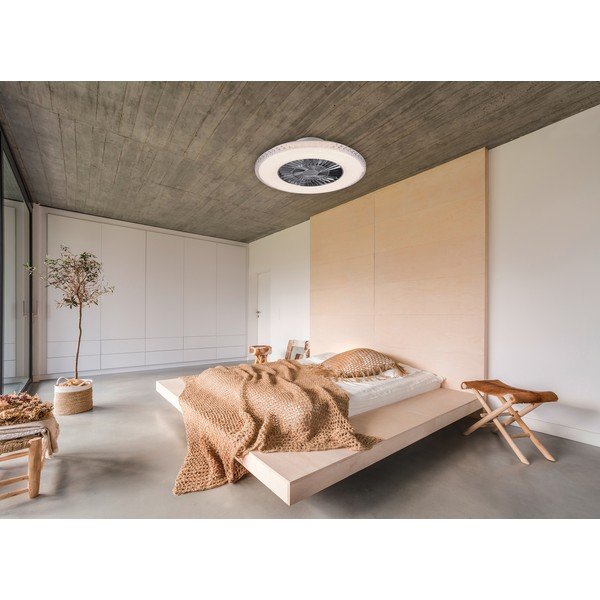 Plafoniera LED argentata Harstad – Reality-image-2