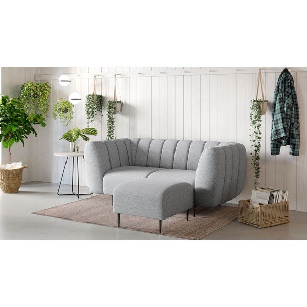 Poggiapiedi in grigio chiaro Shel – Ghado-image-3