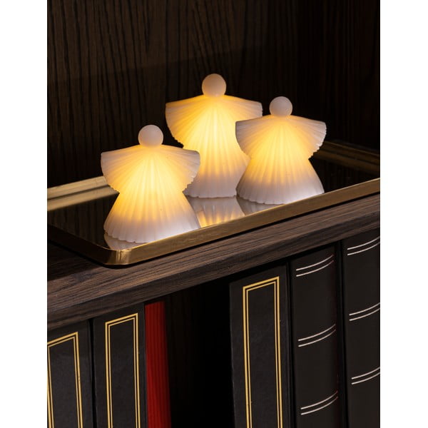 Decorazioni luminose bianche in set di 2 pezzi ø 9 cm Asta - Sirius-image-1