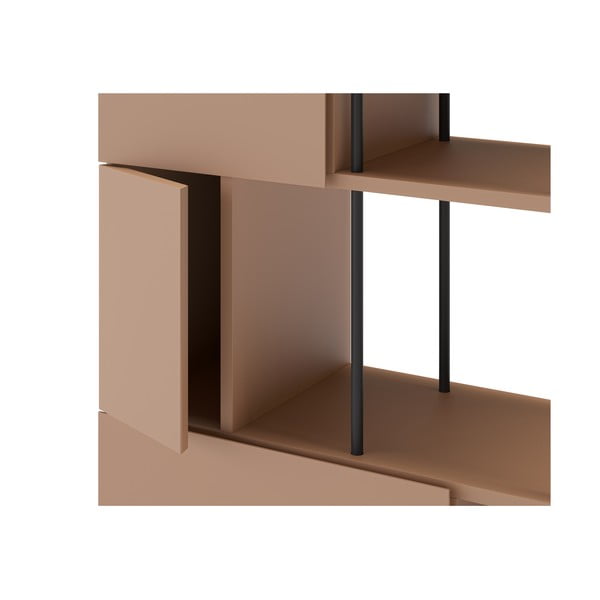 Libreria color mattone 84x175 cm Perla - Marckeric-image-4