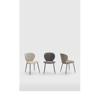 Sedie da pranzo in set color crema 2 pz Maori – Marckeric