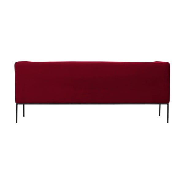 Divano in velluto rosso, 195 cm Neptune - Windsor & Co Sofas-image-4