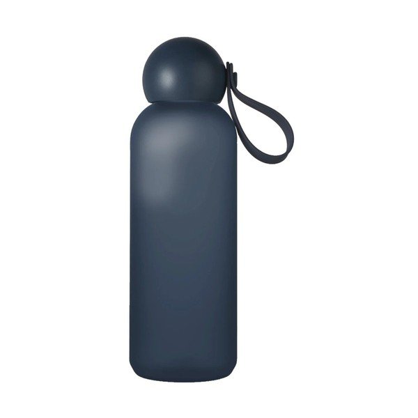 Bottiglia bottiglia da viaggio blu scuro in plastica riciclata 650 ml Tom – Sagaform