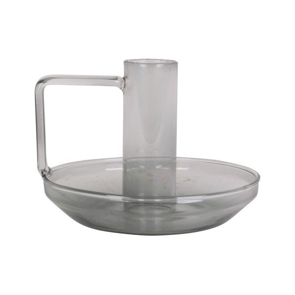 Portacandele in vetro grigio Mod Modern - PT LIVING-image-4