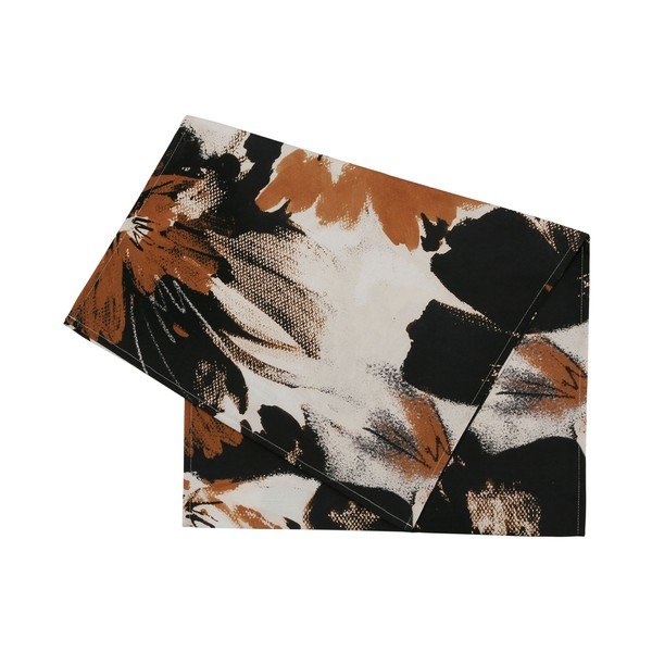 Runner da tavola in cotone 50x160 cm Fleurs - Côté Table-image-1