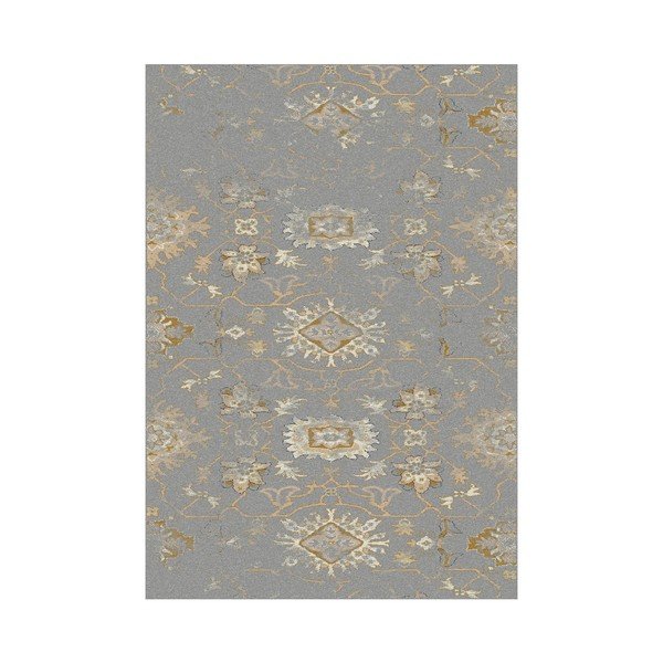 Tappeto grigio Fusion Pure Grey, 80 x 150 cm - Universal-image-2