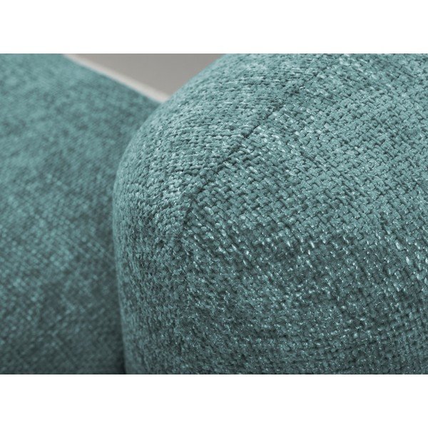 Divano angolare blu allungabile/con contenitore (con penisola a sinistra/con chaise lounge) con rivestimento in ciniglia Mele – Makamii-image-4