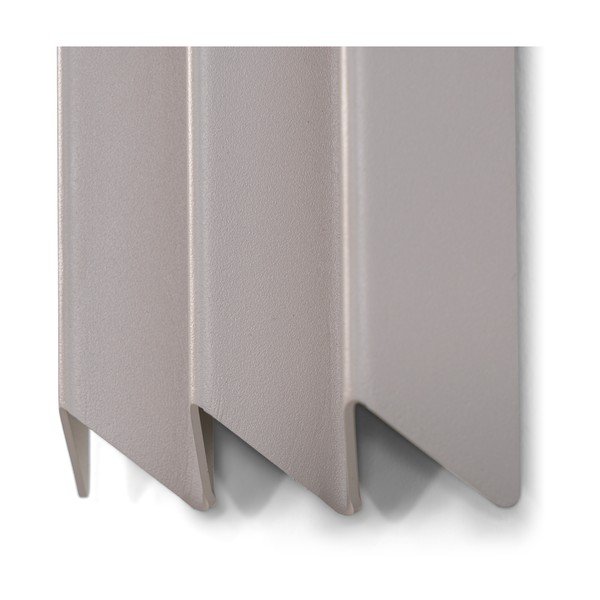 Attaccapanni da parete grigio tortora in metallo con scaffale 13 cm Sensu – Spinder Design-image-4