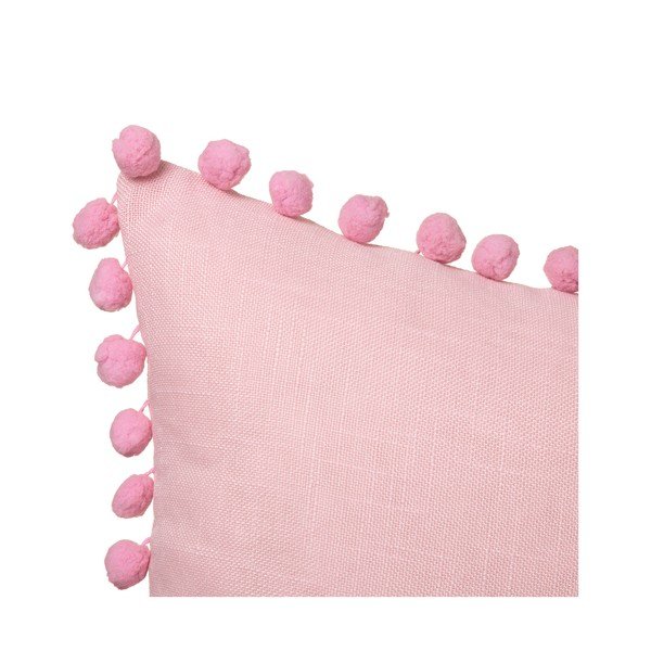 Cuscino rosa Unimasa , 45 x 45 cm Pompon - Casa Selección-image-2