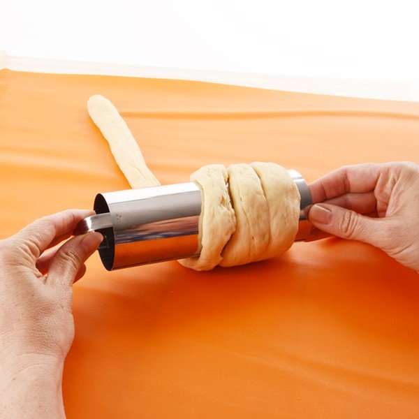 Set di stampi da forno in acciaio inox per torta a camino 2 pz ø 6 cm – Orion-image-2