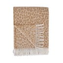 Coperta beige , 140 x 180 cm Leopard - Euromant