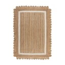 Tappeto di colore naturale/avorio in iuta tessuto a mano 160x230 cm Grace White – Flair Rugs