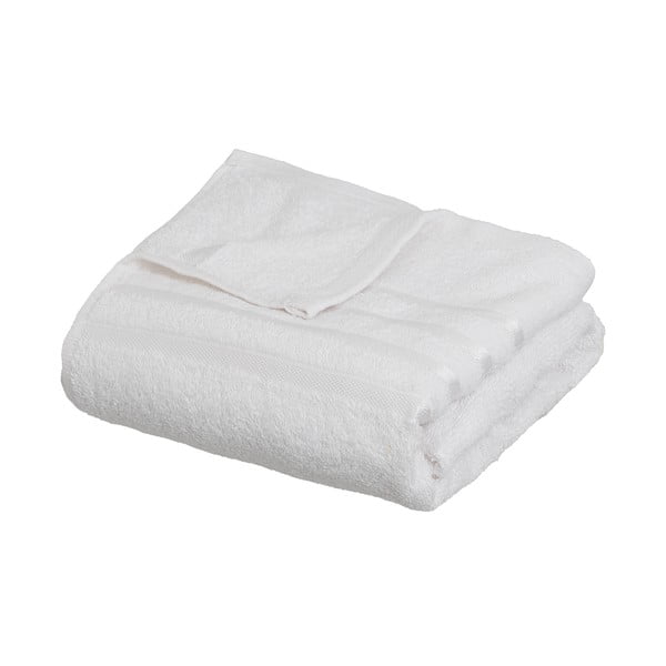 Asciugamano tipo terry bianco in cotone 70x140 cm Simple – Casa Selección