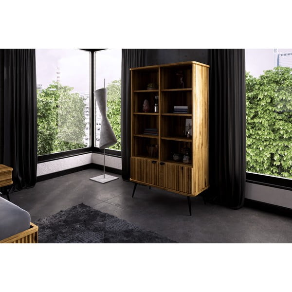 Libreria in legno di quercia in colore naturale 97x176 cm Kula - The Beds-image-3