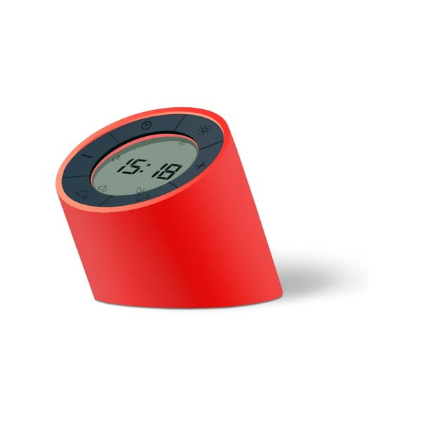 Sveglia rossa con display LED Edge The Edge - Gingko