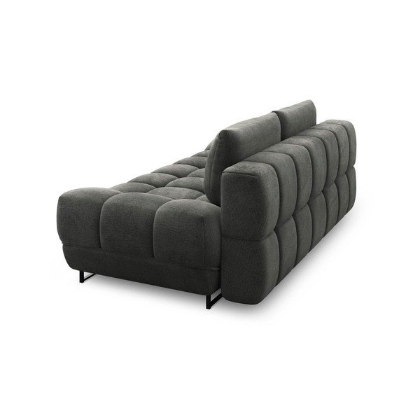 Tmavě šedá třímístná rozkládací pohovka Windsor & Co Sofas Cumulus-image-3