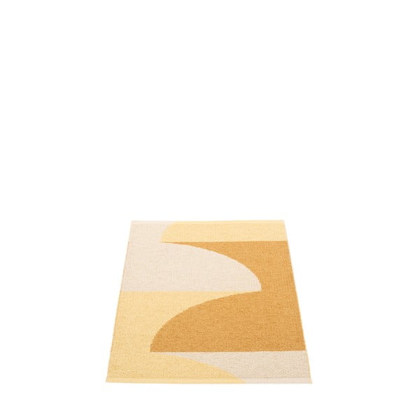 Tappeto da interno/esterno giallo ocra 70x90 cm Hill Ochre Pale Yellow – Pappelina-image-2