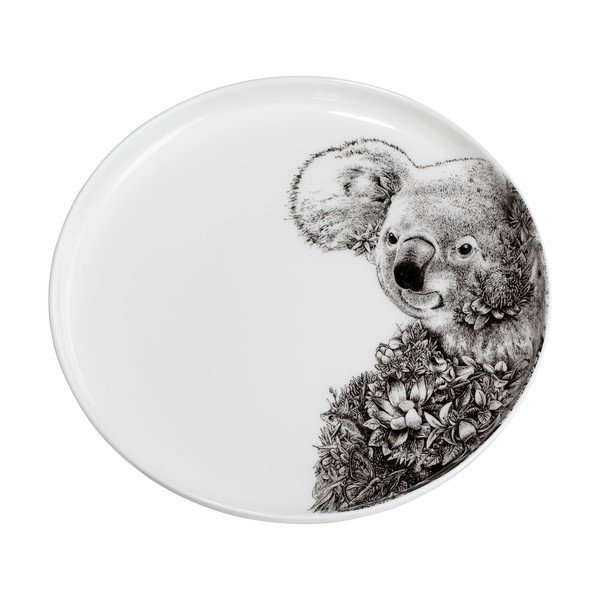 Piatto in porcellana bianca Marini Ferlazzo Koala, ø 20 cm - Maxwell & Williams