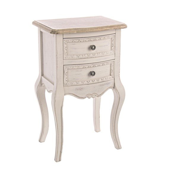 Comodino color crema Clarisse – Bizzotto-image-3