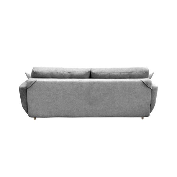 Divano letto grigio con gambe chiare Rose - Mazzini Sofas-image-2